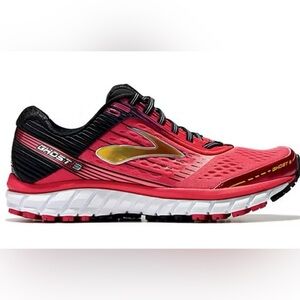 Brooks Ghost 9 Women's Running Shoes - Pink and Black